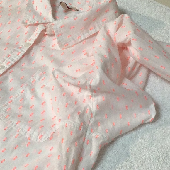 Red Camel sheer button down shirt size large - Picture 10 of 11